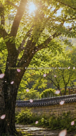 봄날 한옥 감성, 조용히 틀어두기 좋은 국악기 BGM | Calm Korean Cafe BGM - [K-Texture] 🌸