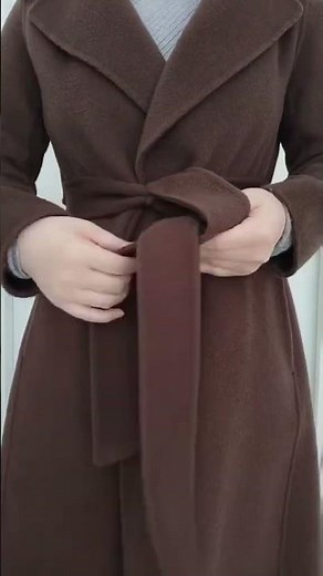 Effortless Elegance | Trench Coat Belt & Bow Tying + Cashmere Coat Styling