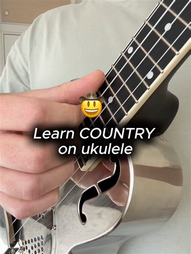 Learn COUNTRY Ukulele in Seconds 🤠🎸#ukulele #tutorial #countrymusic #ukuleletutorial