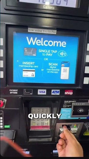 How to get gas at Costco #shorts #shot #costco #store #gas #fule #car ￼