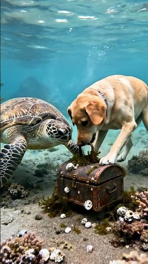 Ocean’s Miracle: The Brave Dog And The Sea Turtle #dog #rescue #puppy #animal #labrador