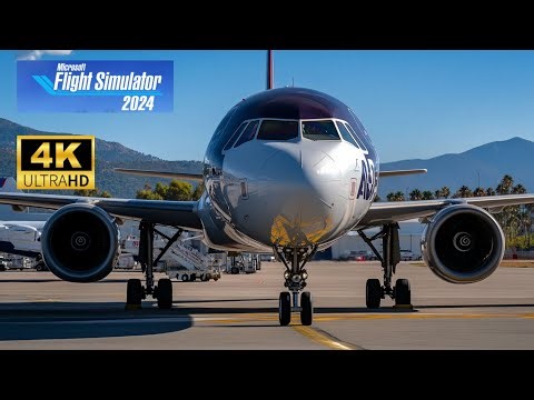 Amazing A320 neo tutorial Landing at Salzburg Airport | Microsoft Flight Simulator 2024 in 4K