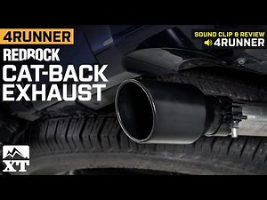 2010-2023 4Runner RedRock Cat-Back Exhaust with Black Tip Review & Sound Clip