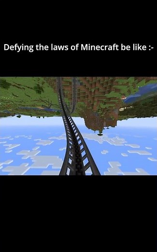 Minecraft Roller Coaster That's Actually Impossible in Vanilla
