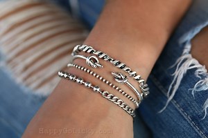 Boho Stacking Bracelets, Sterling Silver Bracelet Stacking Set, Boho Silver Set of Stacking Bracelets Boho Jewelry Bracelet Set Stacking Set - Etsy