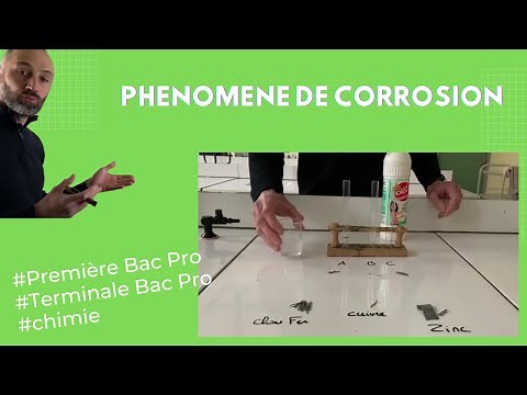 Comment découvrir le phénomène de corrosion