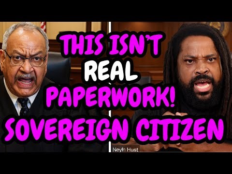 Judge DESTROYS Sovereign Citizen After Laughing at His Fake Paperwork!