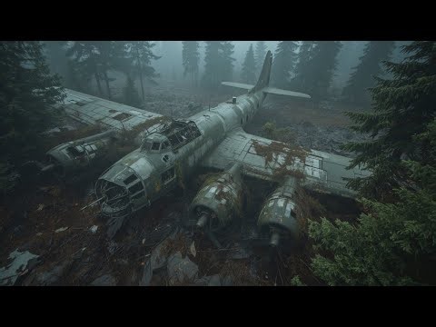 I Found a Crashed WWII B-17 Deep in a Foggy Forest (Cockpit Still There)