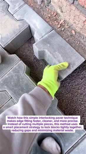 This Interlocking Paver Trick Saves Hours on Every Job, USA Construction Hack