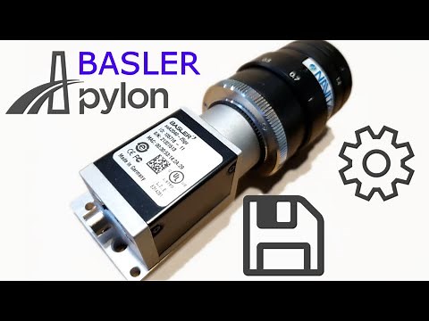 Save settings to Basler camera via Basler Pylon software