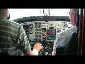Beechcraft King Air C90GT Engine test stand - Cabin Cockpit view