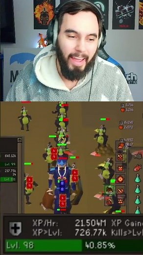 Busted Strat! 20m Melee Xp an Hour!