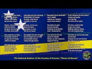 Curacao National Anthem with music, vocal and lyrics Papiamento w/English Translation