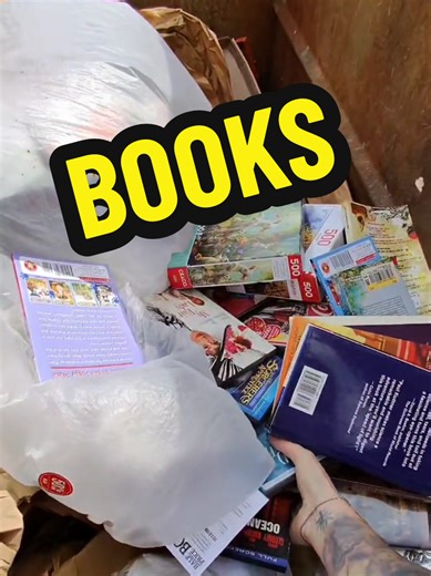 Garage Sale Book Haul: Dumpster Diving Finds!