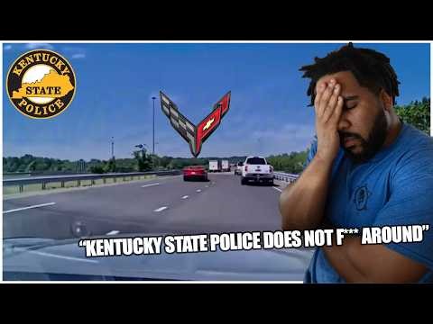 Kentucky State Police is NOT to be F***ED WITH | Corvette C8 TRIED his BEST, but FAILED!