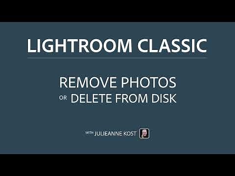 Removing and Deleting Photographs in Lightroom Classic