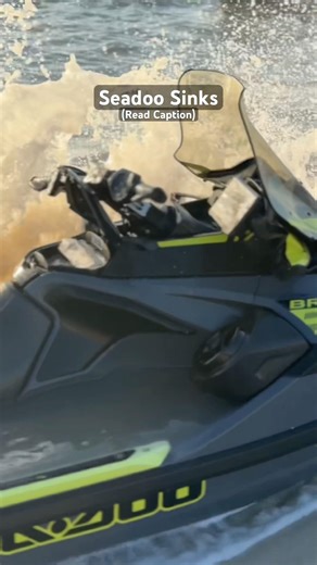 My 2023 Explorer Pro Sank #jetski #boating #boatlife
