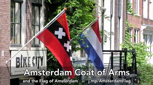Amsterdam Coat of Arms and City Flag. What's with the 3 X's?