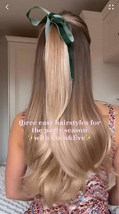 1.8K views | My easy go-to hairstyles @coco_and_eve #hairtutorial #easyhairstyles #christmashairstyles #newyearshairstyle #cocoandeve ad #outfit #dress #grwm #OOTD #hairstyle #trending #viral #reel #reels #reallife #Amazing #viral | Holly Jai | Facebook