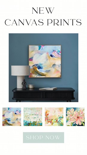 Modern Art Prints on Canvas . Instantly transform your space with a modern abstract canvas art print. . Choice of frames . Range of sizes . Delivered ready to hang . New designs added regularly . #modernartprint #modernwallart #fineartprints #contemporary decor | Alison J Gilbert Contemporary Abstract Art