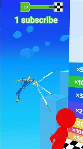 🔫 Gun Sprint Game but INSANE Speed 😱🔥 #shorts