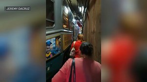 WATCH: MBTA Passengers Walk Off Disabled Green Line Train, Through Tunnel