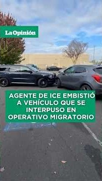 Agente de ICE embistió a un vehículo que se interpuso en operativo migratorio de Oregón / La Opinión