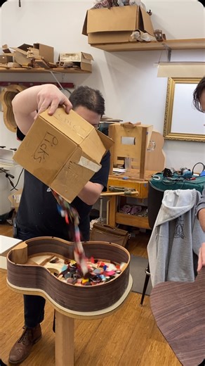 Rob Scallon on Instagram: "Building an authentic acoustic with @modernluthier"