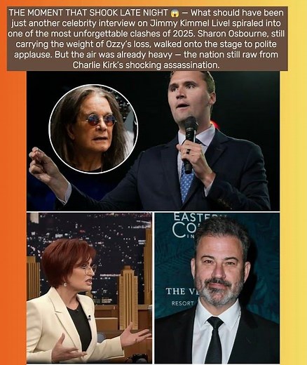 Sharon Osbourne Walks Off Jimmy Kimmel Live After Tragedy Joke Sparks Outrage