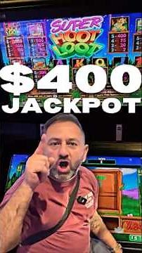 $400 BONUS WENT CRAZY on SUPER HOOT LOOT!! HUGE JACKPOT ALERT!! 🦉💰#shorts #fyp #casino