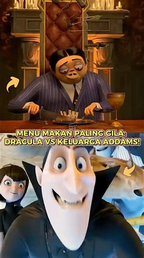 DINNER TABLE FIGHT! 🦇 Dracula vs. Addams: Who Has the Most Extreme Food Menu? 🤮✨