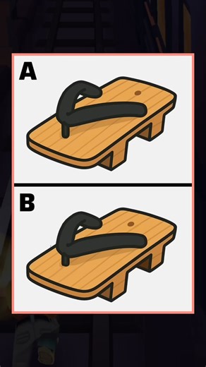 These two geta sandals are not the same! Can you spot the difference? #diversitymatters #socialawareness #Inclusion #culturalevents #diversity #mondaymotivation #cheating #history #fblifestyle #usareels #canada #quiz #ukreels | Mrs. Good Luck