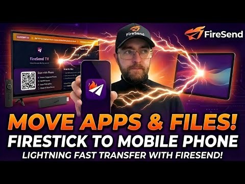 Move Apps & Files from your FIRESTICK or ANDROID TV to Your Phone or other Device!