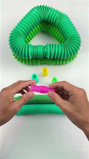 Creating ASMR Relaxation Red POP-ODD DIY #diy #satisfyingvideos #relaxing #oddasmr #poptubesounds