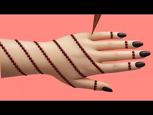 New Beautiful Trick Mehndi Design | Mehndis Designs For Hands | Simple Henna Designs | Dots mehndi