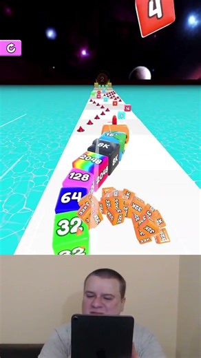 Jelly Tube Run 2048 ❗Level 533❗#games #shorts