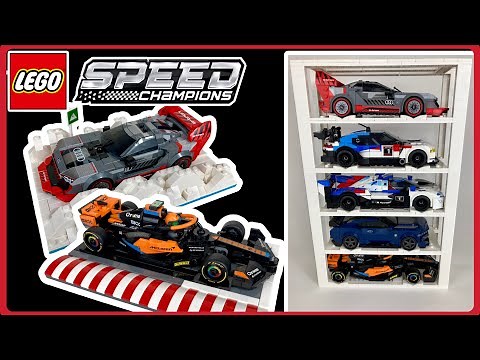 I Built Custom Displays for LEGO Speed Champions Cars!