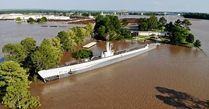 USS Batfish now protected and secure after drifting slightly away from park