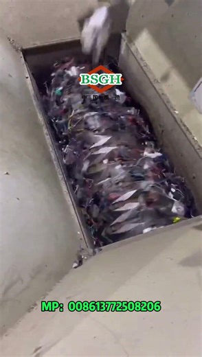 90kW Single Shaft Shredder | Data Cables, Plug Wires & Mixed Cable Shredding Machine