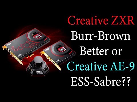 Creative Sound Card Review | Creative Sound Cards For PC | ZXR vs AE-9 | ZXR vs AE-7
