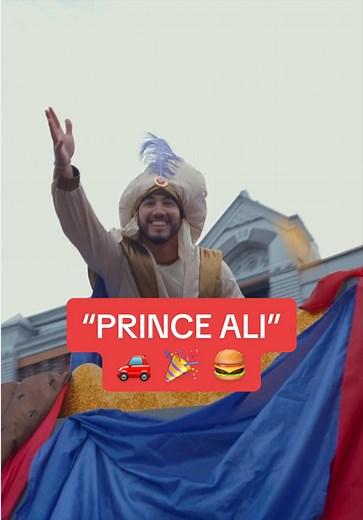 Prince Ali surprise for DoorDash driver | Sweetwater Aladdin takeover
