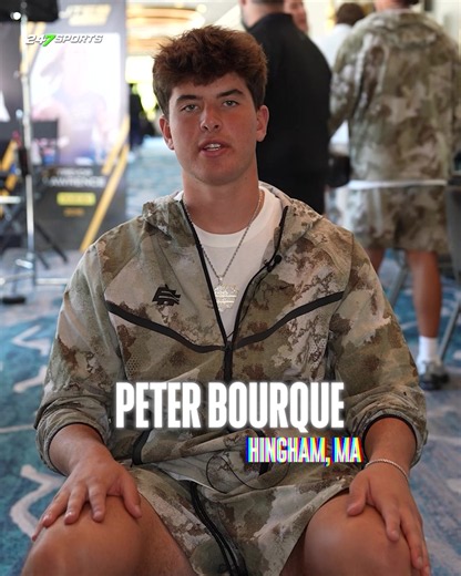 Get to know Elite 11 finalist Peter Bourque 🤩 #247sports #elite11 #football