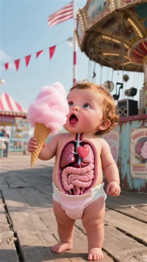 Delightful ASMR Cotton Candy Eating Experience