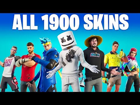 Fortnite ALL SKINS (All 30 Season)