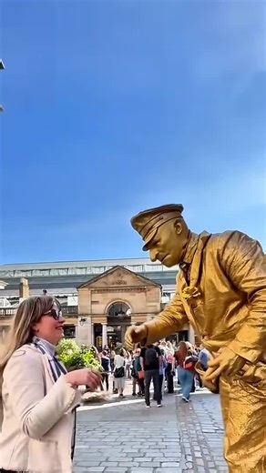 How London Levitating Goldman is getting treated at work.