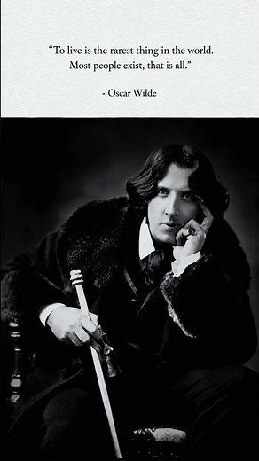 Oscar Wilde’s harsh reality check on life #philosophy #shorts