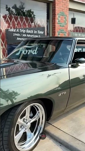 🇺🇸Iconic GTO V8 Rumble! 💚 Custom Pontiac Muscle Car Sound