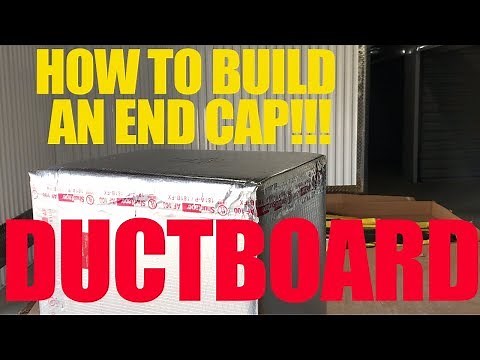 How to Build Duct Board End Caps