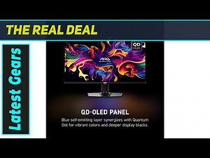 MSI MAG 321UP QD-OLED: The Ultimate 4K OLED Gaming Powerhouse