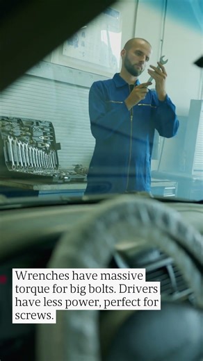 Impact Driver vs Wrench: 3 Key Differences to Know #Shorts